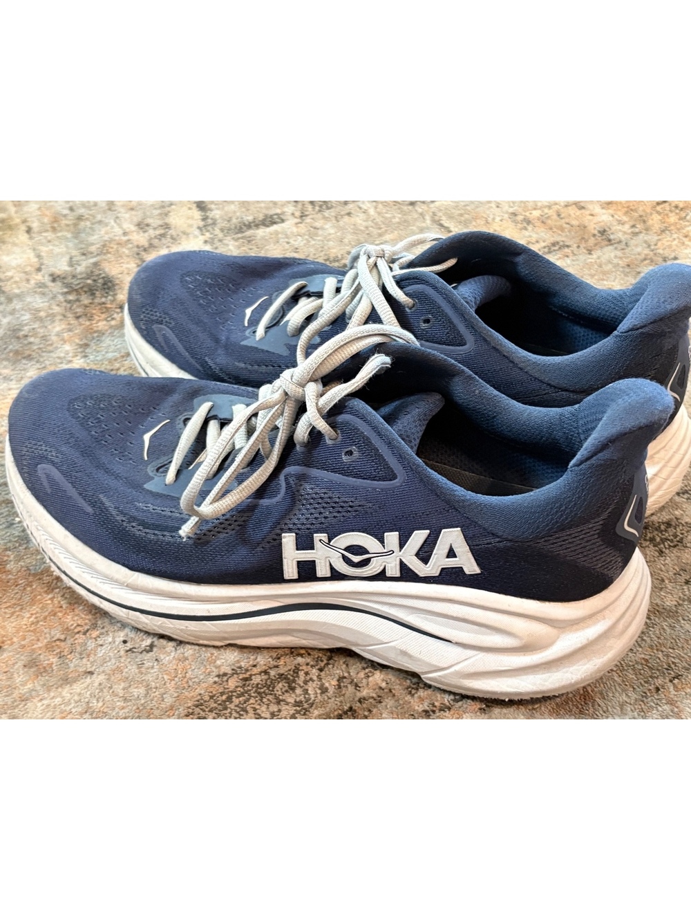 Hoka One One Clifton 10 Men's Running Shoes Size 12 Blue
